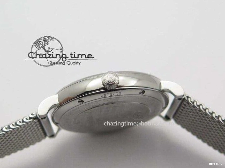 MIROTIME 0414 Portofino SCHAFFHAUSEN SS MKF 1:1 Best Edition Blue Dial On Mesh Bracelet A Versatile 7338